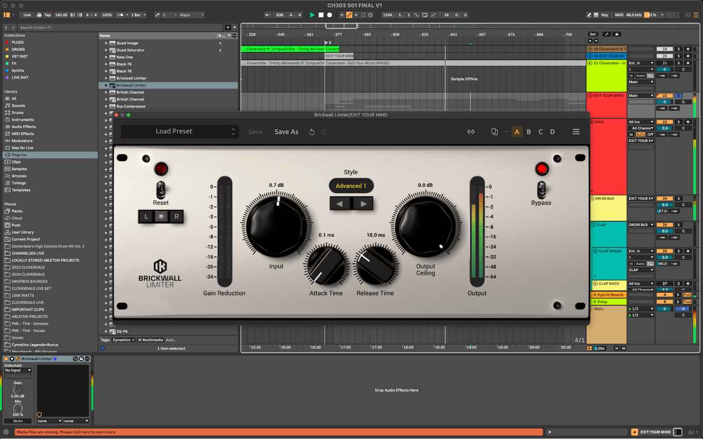 Colvedale uses T-RackS Plug-ins