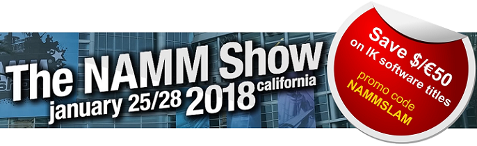 IK Multimedia NAMM 2018 #NAMMshow IK Multimedia NAMM 2018 #NAMMshow