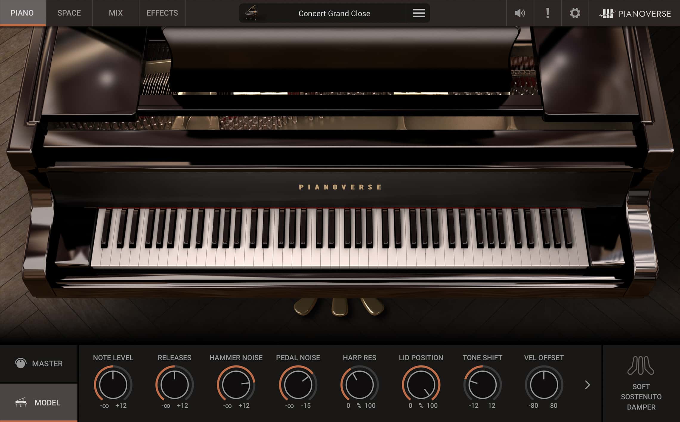 Pianoverse Model GUI
