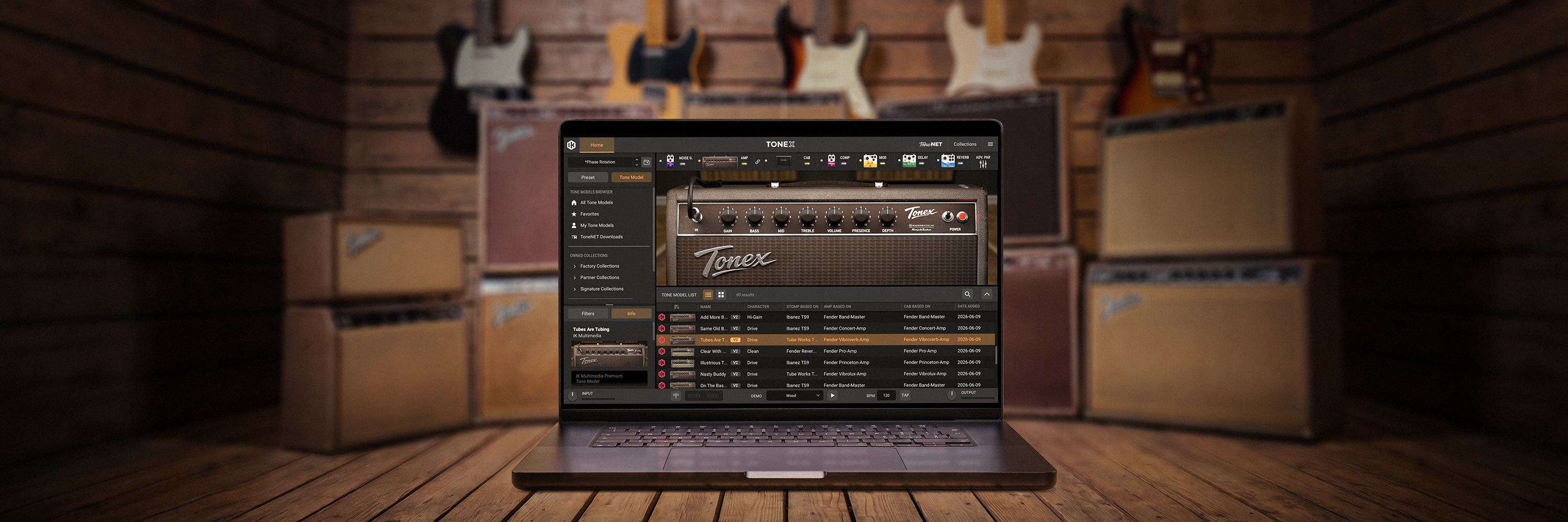 Brown Panel Amps
