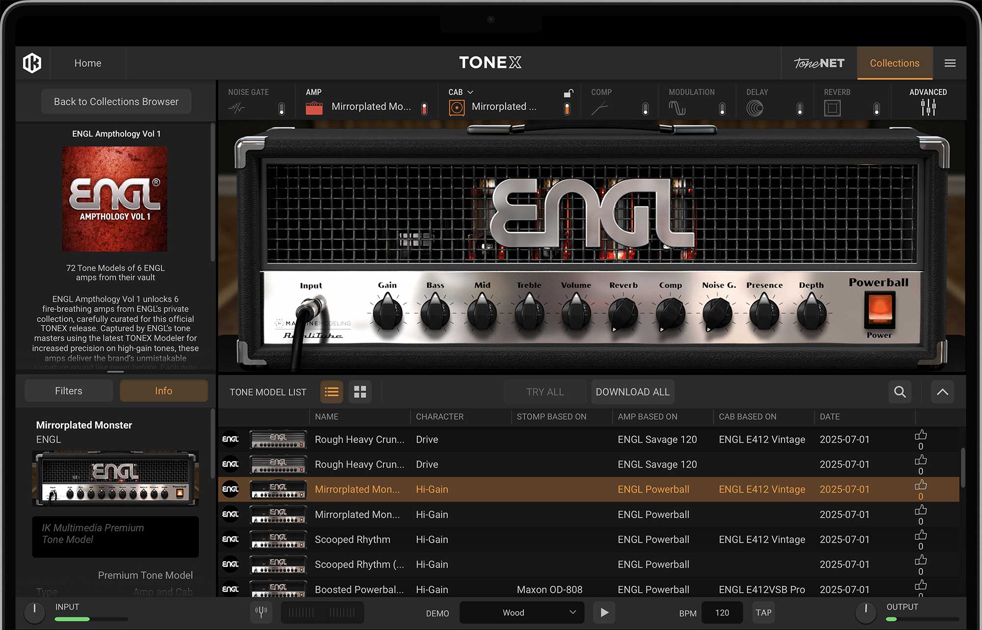 TONEX ENGL Ampthology Vol 1