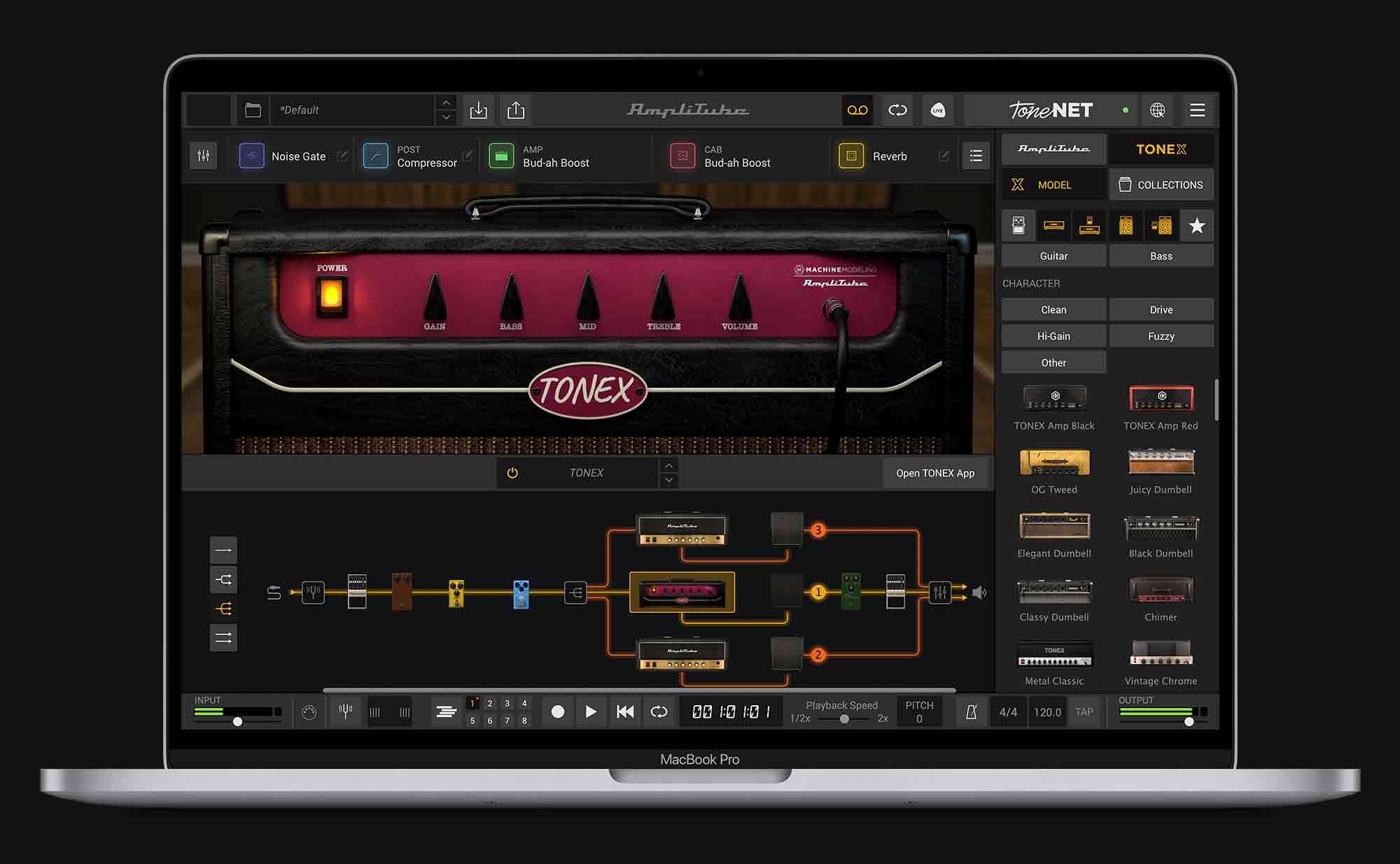 TONEX in AmpliTube